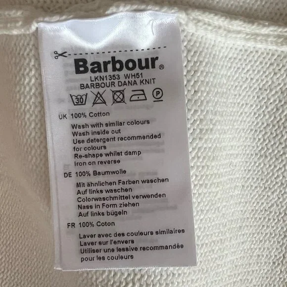 NEW Anthropology Barbour Knit Vest, Jumper Sweater, Sz US 8 - Picture 13 of 15